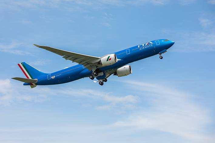 25A330neo ITA Airways First flight