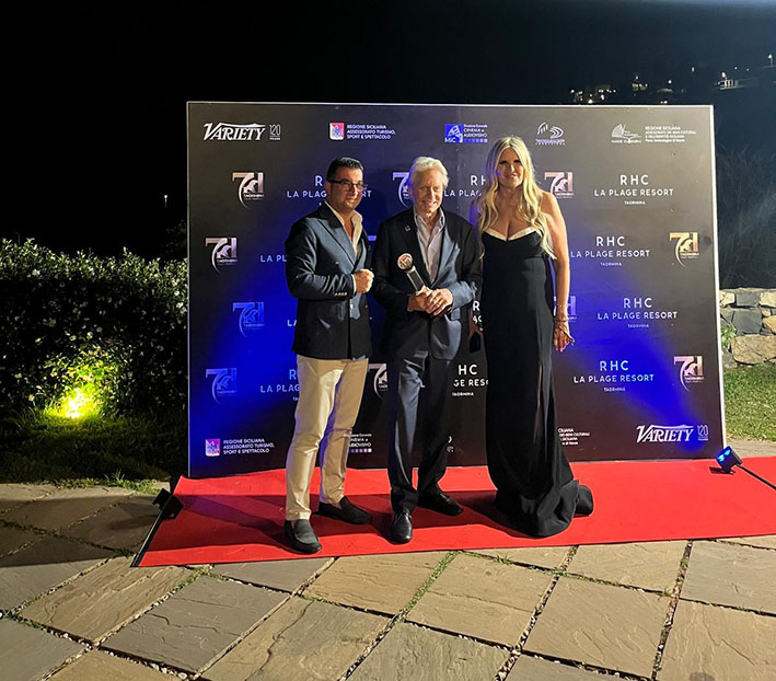 25Massimo Pisciotta Michael Douglas e Tiziana Rocca1