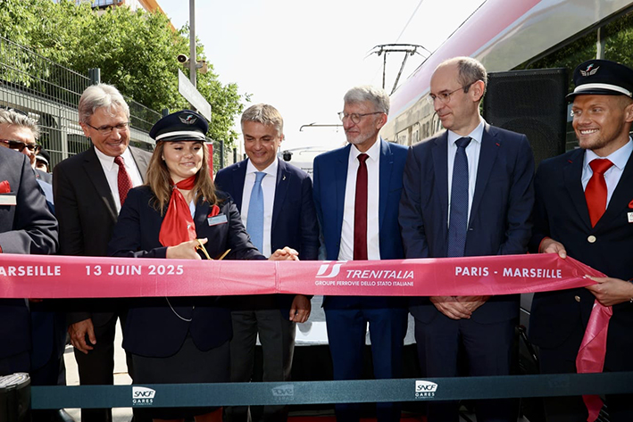 25Taglio del nastro Frecciarossa Parigi Marsiglia1